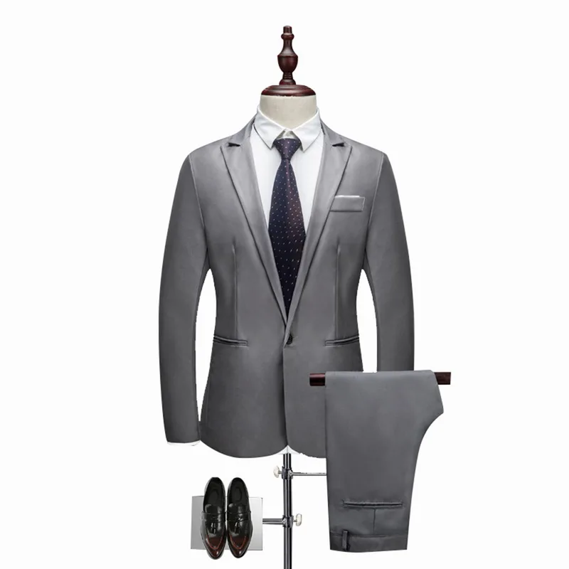 MoneRffi 2018 Hot 2 Pieces Blazer& Pants Set Men Formal Business Suit Sets Casual Slim Plus Size 3XL Wedding
MoneRffi 2018 Hot 2 Pieces Blazer& Pants Set Men Formal Business Suit Sets Casual Slim Plus Size 3XL Wedding