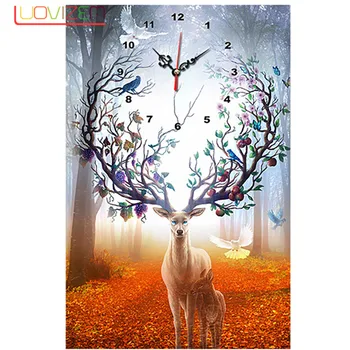 New Diamond Painting Clock Diamond Painting Complete Diamond Cartoon Animal Elk Bedroom Sticker Cross Stitch Wall Clock L821
New Diamond Painting Clock Diamond Painting Complete Diamond Cartoon Animal Elk Bedroom Sticker Cross Stitch Wall Clock L821