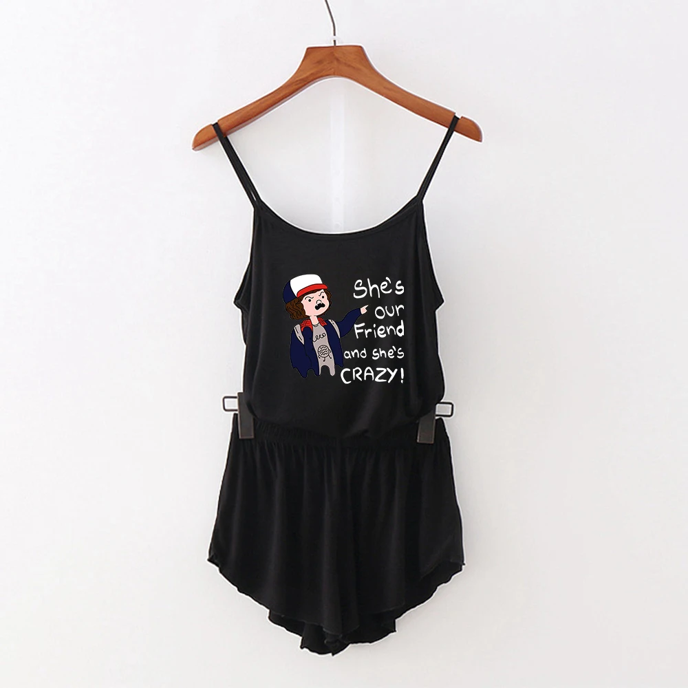 Stranger Things Letter Print 2 Piece Set Women 2019 Summer Plus Size Two Piece Tracksuit Sleeveless Top And Shorts Casual Outfit
Stranger Things Letter Print 2 Piece Set Women 2019 Summer Plus Size Two Piece Tracksuit Sleeveless Top And Shorts Casual Outfit