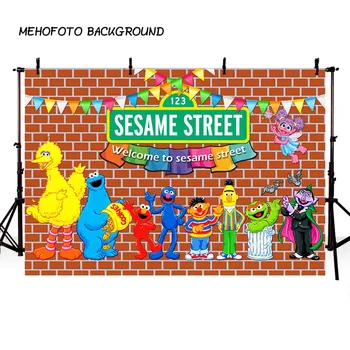 MEHOFOTO Red Brick Wall Sesame Street Birthday Party Custom Elmo World Backdrop Photography Backgrounds for Photo Studio
MEHOFOTO Red Brick Wall Sesame Street Birthday Party Custom Elmo World Backdrop Photography Backgrounds for Photo Studio