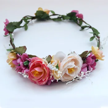 Camellia Flower Headband Wreath Hairband Girl Headwear Party Flower Hair Accessories women Flower Crown garland Flower Headpiece
Camellia Flower Headband Wreath Hairband Girl Headwear Party Flower Hair Accessories women Flower Crown garland Flower Headpiece