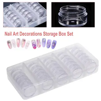 25pcs/lot Transparent Nail Art Decorations Storage Box Sequins Glitters Accessories Nail Art Rhinestone Organizer Case
25pcs/lot Transparent Nail Art Decorations Storage Box Sequins Glitters Accessories Nail Art Rhinestone Organizer Case