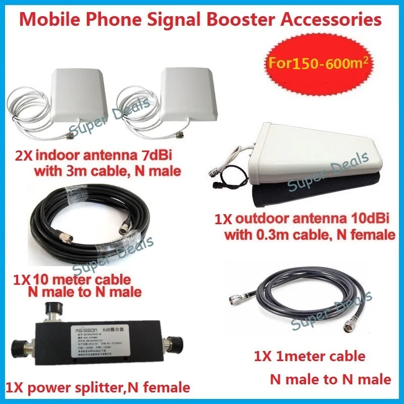 Best price! 2 sets Full Kits indoor antenna Accessories for CDMA GSM DCS PCS WCDMA Signal Repeater Booster 800~2500MHz Free ship
Best price! 2 sets Full Kits indoor antenna Accessories for CDMA GSM DCS PCS WCDMA Signal Repeater Booster 800~2500MHz Free ship