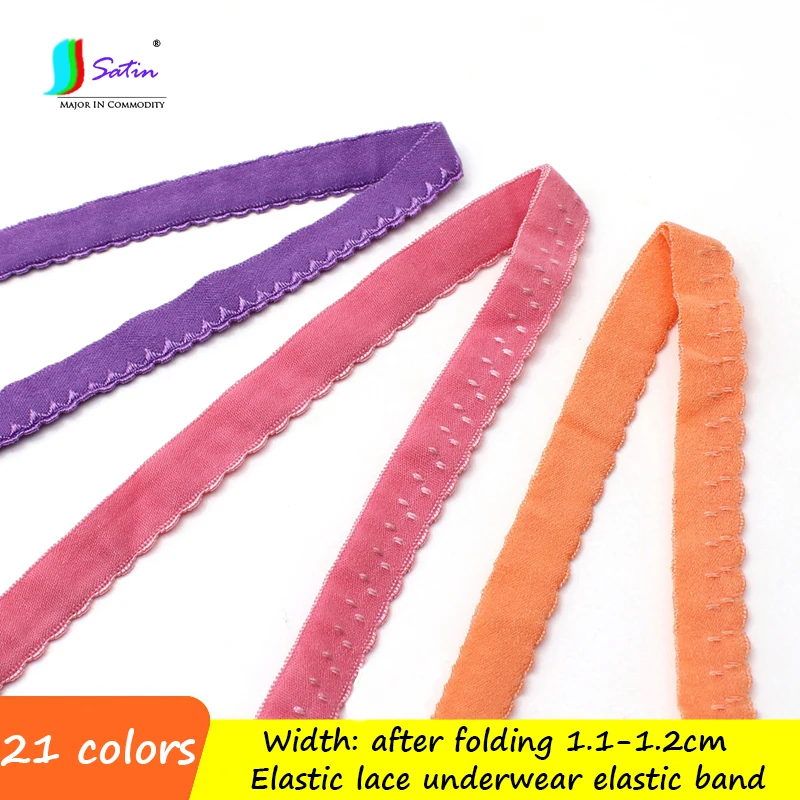21 Colors Width 1.1-1.2cm Underwear Shoulder Strap Stretch Lace Edging Belt Double Layer Cotton Bra Edging Elastic Band A0329F
21 Colors Width 1.1-1.2cm Underwear Shoulder Strap Stretch Lace Edging Belt Double Layer Cotton Bra Edging Elastic Band A0329F