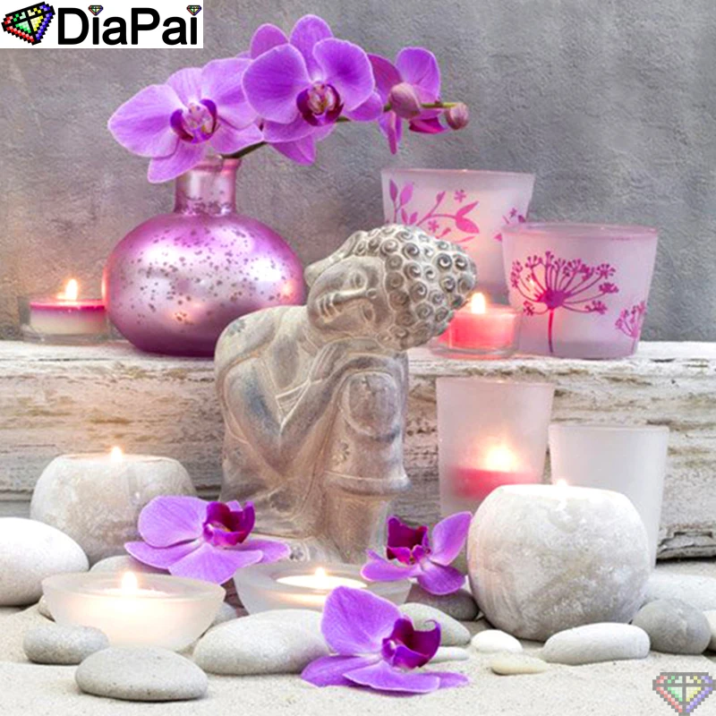 DiaPai 5D DIY Diamond Painting 100% Full Square/Round Drill "Flower candle" Diamond Embroidery Cross Stitch 3D Decor A22245
DiaPai 5D DIY Diamond Painting 100% Full Square/Round Drill "Flower candle" Diamond Embroidery Cross Stitch 3D Decor A22245