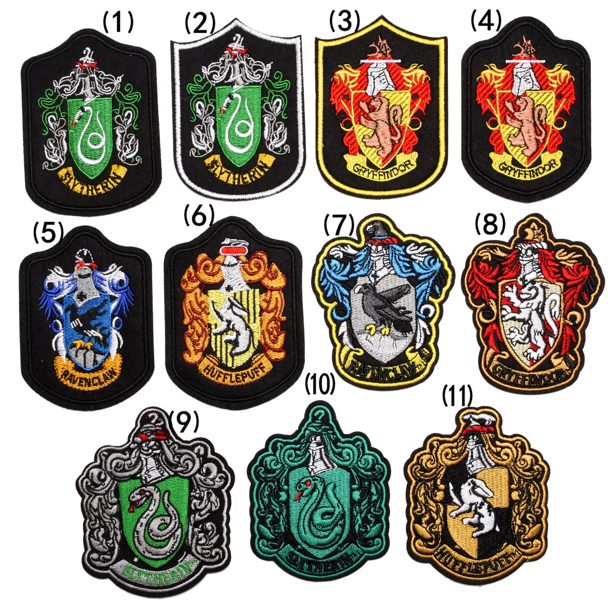 Harry Potter House of Gryffindor Crest Slytherin Ravenclaw Huflepuff and Hogwarts Embroidered Patch Applique for Coat Jacket Cap
Harry Potter House of Gryffindor Crest Slytherin Ravenclaw Huflepuff and Hogwarts Embroidered Patch Applique for Coat Jacket Cap
