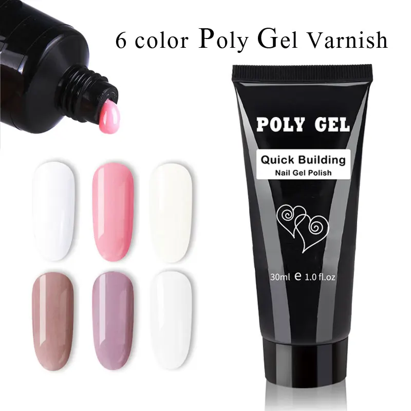 LGHZLINK Poly Gel 30g Finger Extension Jelly Polygel Nail Gel Polish White Clear 6 colors UV LED Hard Gel Acrylic Builder Gel
LGHZLINK Poly Gel 30g Finger Extension Jelly Polygel Nail Gel Polish White Clear 6 colors UV LED Hard Gel Acrylic Builder Gel