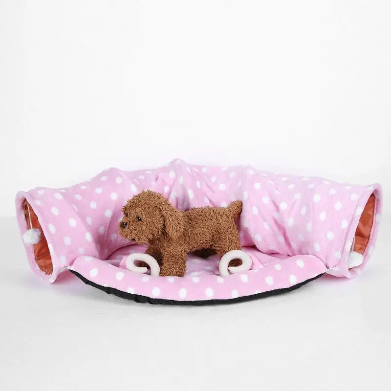 Collapsible Dog Cat Ring Paper Two-way Tunnel Stitching Pet Bed Suitable Pets Supplies for Small Dogs Cats
Collapsible Dog Cat Ring Paper Two-way Tunnel Stitching Pet Bed Suitable Pets Supplies for Small Dogs Cats