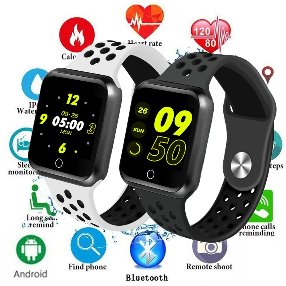 Smart watch Pedometer Heart Rate Blood Pressure Monitor Smartwatch IP67 Waterproof Smart Watches for Men Women For Android IOS
Smart watch Pedometer Heart Rate Blood Pressure Monitor Smartwatch IP67 Waterproof Smart Watches for Men Women For Android IOS