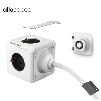 Allocacoc EU Plug 1.5/3M Extension Cord Powercube Power Strip Electric 4 Outlet 2 USB Ports Travel Adapter Multi Socket Home Use
Allocacoc EU Plug 1.5/3M Extension Cord Powercube Power Strip Electric 4 Outlet 2 USB Ports Travel Adapter Multi Socket Home Use
