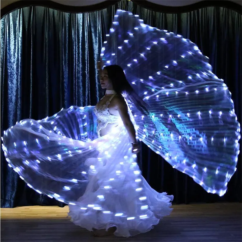 KS60 Whit led light Split wings party dance wear led costumes luminous bellydance cloak glowing model wears dress disco show bar
KS60 Whit led light Split wings party dance wear led costumes luminous bellydance cloak glowing model wears dress disco show bar