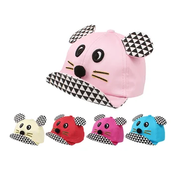 Cartoon Mouse Baby Cap Plaid Fashion Pattern Hat For Girls Cotton Kids Sun Hat Mouse Ears Summer Baby Cap Baby Boys Clothing
Cartoon Mouse Baby Cap Plaid Fashion Pattern Hat For Girls Cotton Kids Sun Hat Mouse Ears Summer Baby Cap Baby Boys Clothing