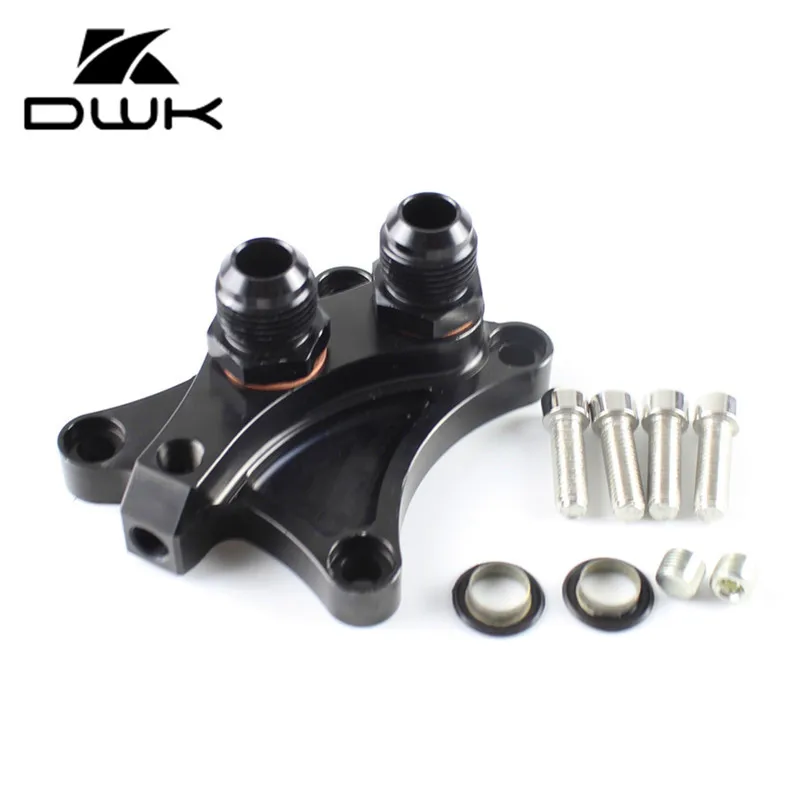 DWK Aluminum AN10 Oil Filter Cooler Sandwich Plate Adapter kits For Nissan SR20 S13 S14 OA-SR20BK
DWK Aluminum AN10 Oil Filter Cooler Sandwich Plate Adapter kits For Nissan SR20 S13 S14 OA-SR20BK