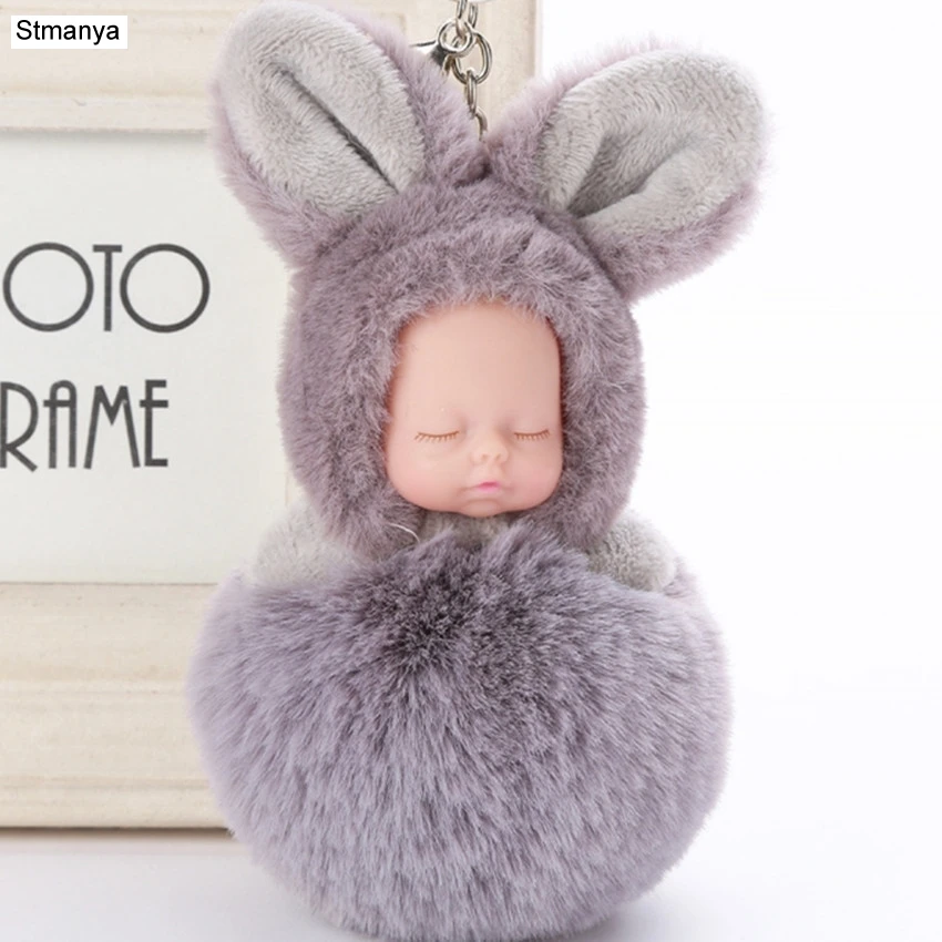 New Women Cute Rabbit Ears Sleeping Hairball Top Quality Keychains Business Charm Accessories Hot Men Best gift Jewelry K2045
New Women Cute Rabbit Ears Sleeping Hairball Top Quality Keychains Business Charm Accessories Hot Men Best gift Jewelry K2045