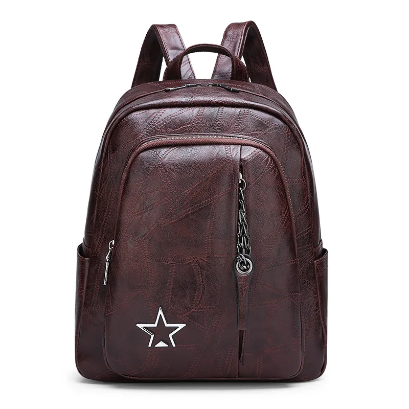 Fashion anti-theft backpack women 2019 spring and summer new versatile multi-purpose soft leather backpack travel bag
Fashion anti-theft backpack women 2019 spring and summer new versatile multi-purpose soft leather backpack travel bag