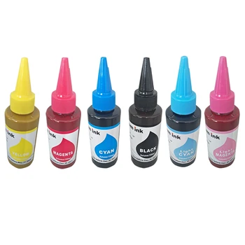 6x100ML BK C M Y LC LM Universal Sublimation Ink for Epson Printer Cartridge CISS Heat Transfer Press package mug tile tent flag
6x100ML BK C M Y LC LM Universal Sublimation Ink for Epson Printer Cartridge CISS Heat Transfer Press package mug tile tent flag
