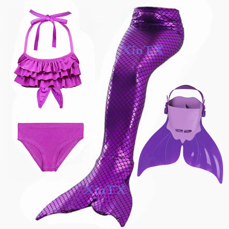 New!Children Mermaid Tails with Monofin Flippers Swimming The Little Mermaid Ariel Girls Swimsuit Bikini Set Bathing Suit Part
New!Children Mermaid Tails with Monofin Flippers Swimming The Little Mermaid Ariel Girls Swimsuit Bikini Set Bathing Suit Part