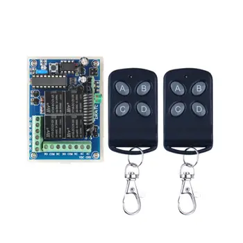 DC 12V 24V 10A Relay Wireless Remote Control Switch Receiver Transmitter Learning Normally Open/Closed Door Access Light LED
DC 12V 24V 10A Relay Wireless Remote Control Switch Receiver Transmitter Learning Normally Open/Closed Door Access Light LED
