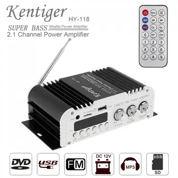 2.1CH Super Bass HI-FI Car Audio High Power Amplifier FM Radio Player Support SD / USB / DVD / MP3 with Remote Controller
2.1CH Super Bass HI-FI Car Audio High Power Amplifier FM Radio Player Support SD / USB / DVD / MP3 with Remote Controller