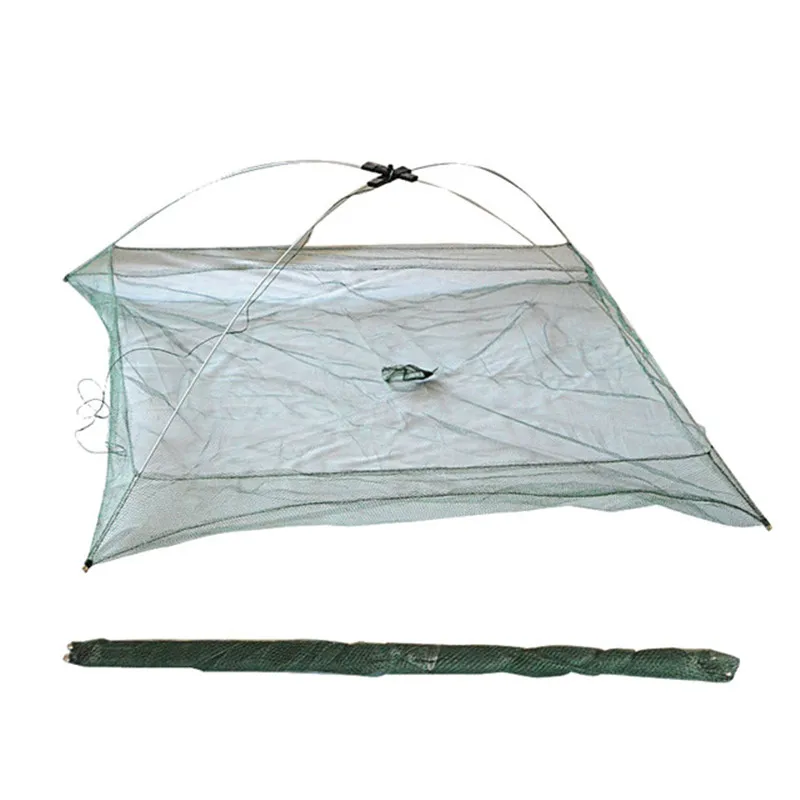 Folding Square Trap Fishing Network 60x60cm/80x80cm/100x100cm Landing Fishing Net for Catching Minnow Shrimp Crabs Fishing Tools
Folding Square Trap Fishing Network 60x60cm/80x80cm/100x100cm Landing Fishing Net for Catching Minnow Shrimp Crabs Fishing Tools