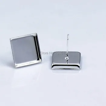 Blank Earrings Bases Square Deep wall cups Bezel tray Resin Cabochon Stud pin Earrings post Settings DIY Findings Silver Plated
Blank Earrings Bases Square Deep wall cups Bezel tray Resin Cabochon Stud pin Earrings post Settings DIY Findings Silver Plated