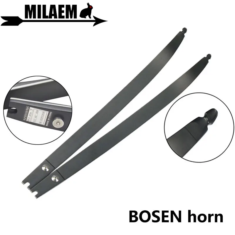 2pcs Archery BOSEN HORN Recurve Bow Limbs 20-55lbs ILF American Hunting Bow Foam Core RF3 Universal Limbs Shooting Accessories
2pcs Archery BOSEN HORN Recurve Bow Limbs 20-55lbs ILF American Hunting Bow Foam Core RF3 Universal Limbs Shooting Accessories