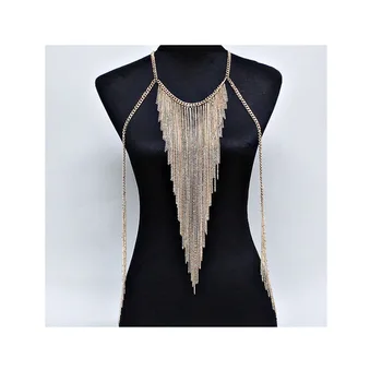 BeUrSelf Sexy Tassel Body Chain for Women Summer Beach Bikini Jewelry Chain Punk Style Harness Women Jewelry
BeUrSelf Sexy Tassel Body Chain for Women Summer Beach Bikini Jewelry Chain Punk Style Harness Women Jewelry
