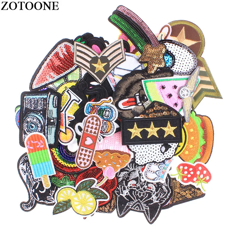 ZOTOONE Random 20 Pcs Iron On Patches For Clothes DIY Embroidery Animal Heart Military Sequin Patch Stickers Applique Decor E
ZOTOONE Random 20 Pcs Iron On Patches For Clothes DIY Embroidery Animal Heart Military Sequin Patch Stickers Applique Decor E