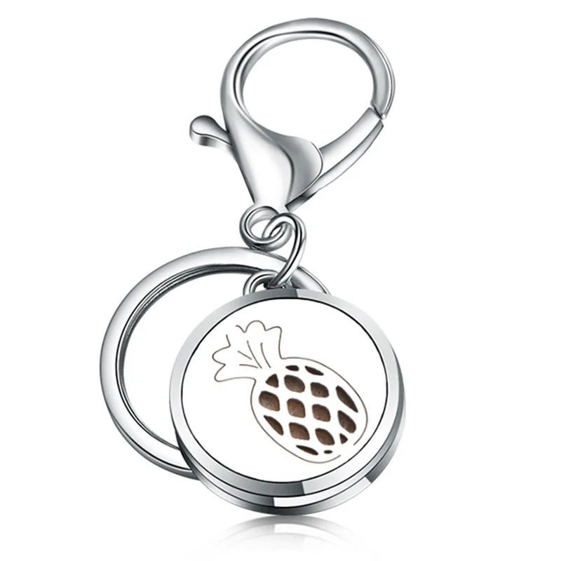 Fashion Pineapple Perfume KeyChain Jewelry Stainless Steel Essential Oil Diffuser Perfume Aromatherapy Locket Key Chain Jewelry
Fashion Pineapple Perfume KeyChain Jewelry Stainless Steel Essential Oil Diffuser Perfume Aromatherapy Locket Key Chain Jewelry