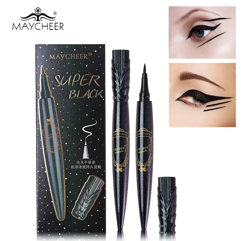 MAYCHEER New Queen's Eyeliner Pen Cool Black Waterproof Quick-Drying Liquid Eyeliner Pencil Makeup Sweet-proof Lasting Eyeliner
MAYCHEER New Queen's Eyeliner Pen Cool Black Waterproof Quick-Drying Liquid Eyeliner Pencil Makeup Sweet-proof Lasting Eyeliner