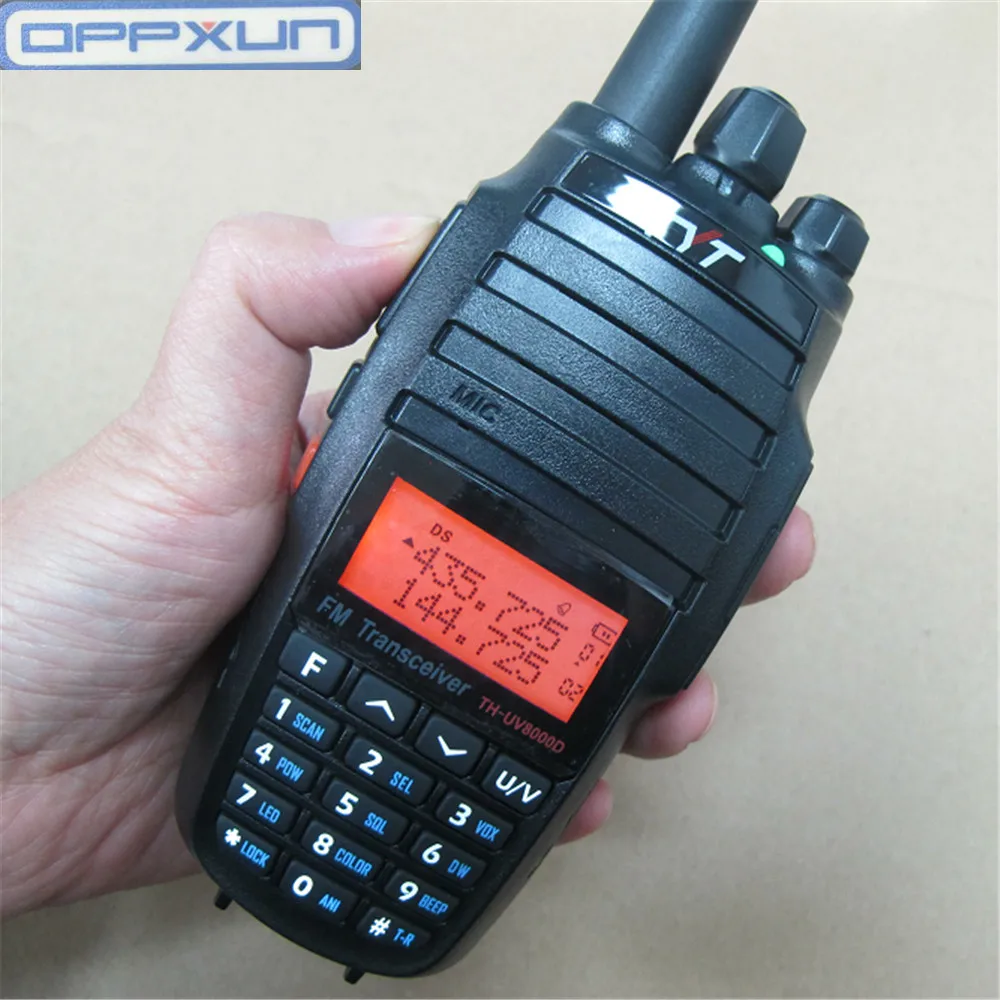 Original TYT 8000D dual display dual standby walkie talkie 136-174MHZ 400-520MHZ 10W high power J0059 
Original TYT 8000D dual display dual standby walkie talkie 136-174MHZ 400-520MHZ 10W high power J0059