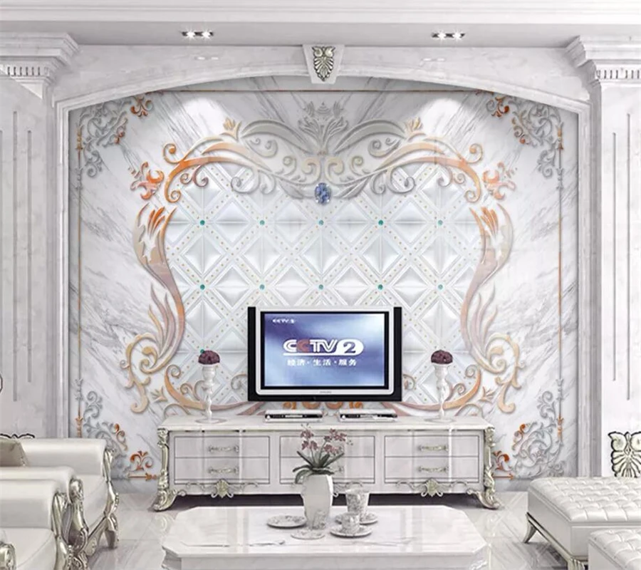 beibehang Custom wallpaper 3d photo mural European luxury Jazz white marble living room TV background wall paper papel de parede
beibehang Custom wallpaper 3d photo mural European luxury Jazz white marble living room TV background wall paper papel de parede