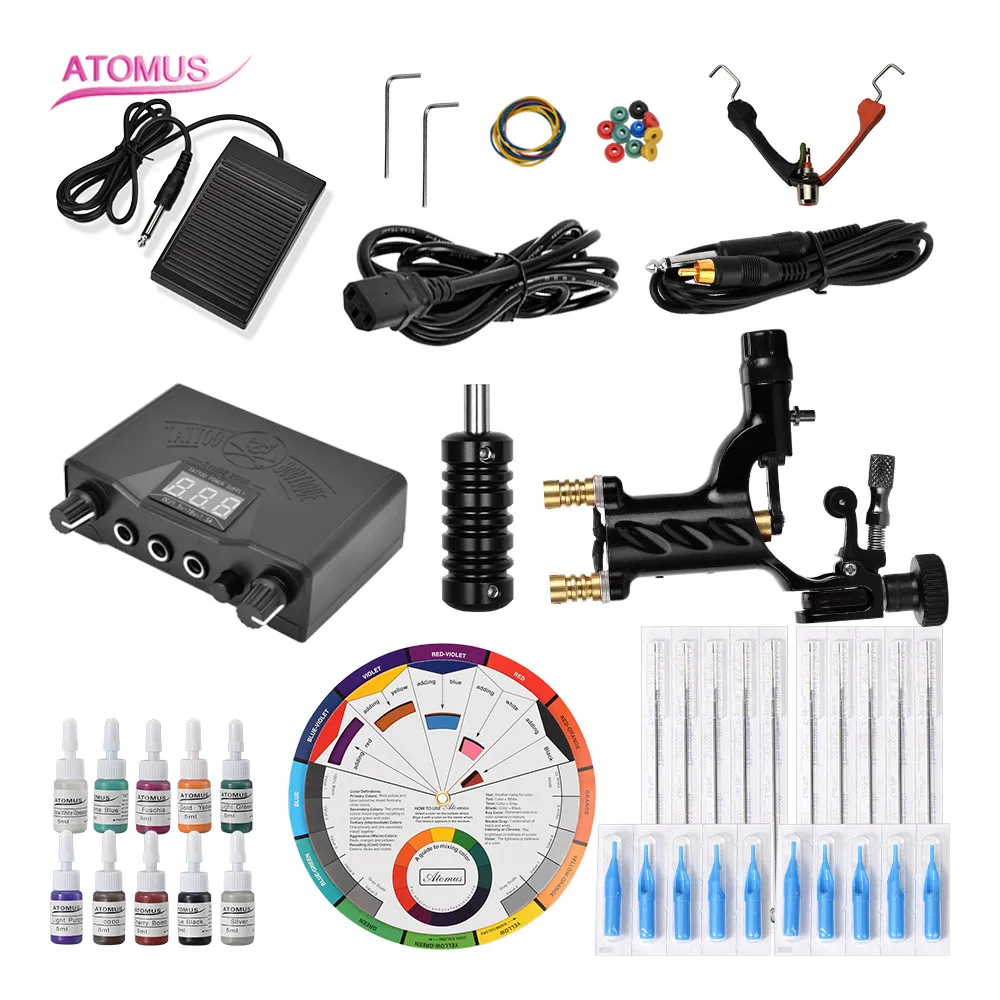 Rotary Tattoo Machine Kit Professionnel Makeup Profesional Para Tatuagem Profissional Kits Tools Tatoo Set Tattoo Kits Machines
Rotary Tattoo Machine Kit Professionnel Makeup Profesional Para Tatuagem Profissional Kits Tools Tatoo Set Tattoo Kits Machines