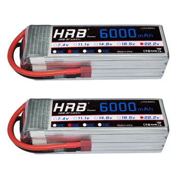 F-Cloud 2pcs HRB RC Lipo Battery Align 7.2 22.2V 6000mAh 50C 6S RC LiPo Battery Bateria For RC Car DJI FPV Drone Trex 700 800
F-Cloud 2pcs HRB RC Lipo Battery Align 7.2 22.2V 6000mAh 50C 6S RC LiPo Battery Bateria For RC Car DJI FPV Drone Trex 700 800