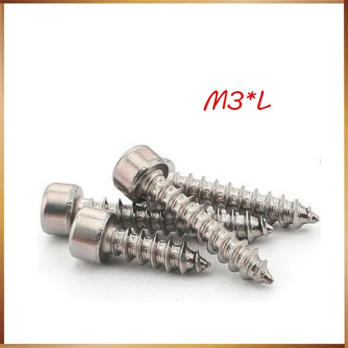 

wood screws Hexagon Socket Screws Wooden Screws Furniture Sliding Door Self Tapping Screws Hardened M3*5/6/8/10/12/12/16