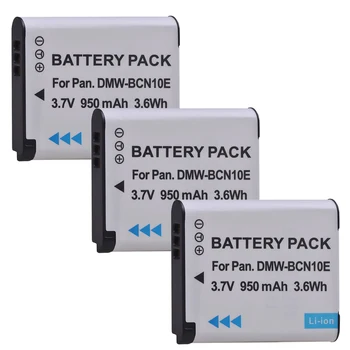 3pc DMW-BCN10 BCN10 DMW-BCN10E Rechargeable Battery for Panasonic Lumix DMC-LF1 DMC-LF1K DMC-LF1W
3pc DMW-BCN10 BCN10 DMW-BCN10E Rechargeable Battery for Panasonic Lumix DMC-LF1 DMC-LF1K DMC-LF1W