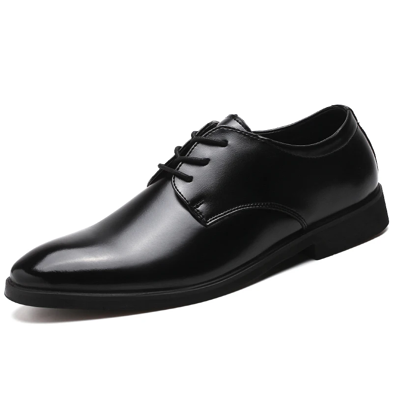 BIG SIZE 37-47 British fashion Men wedding Business dress shoes man Round head Derby shoes office footwear shoes All-black
BIG SIZE 37-47 British fashion Men wedding Business dress shoes man Round head Derby shoes office footwear shoes All-black