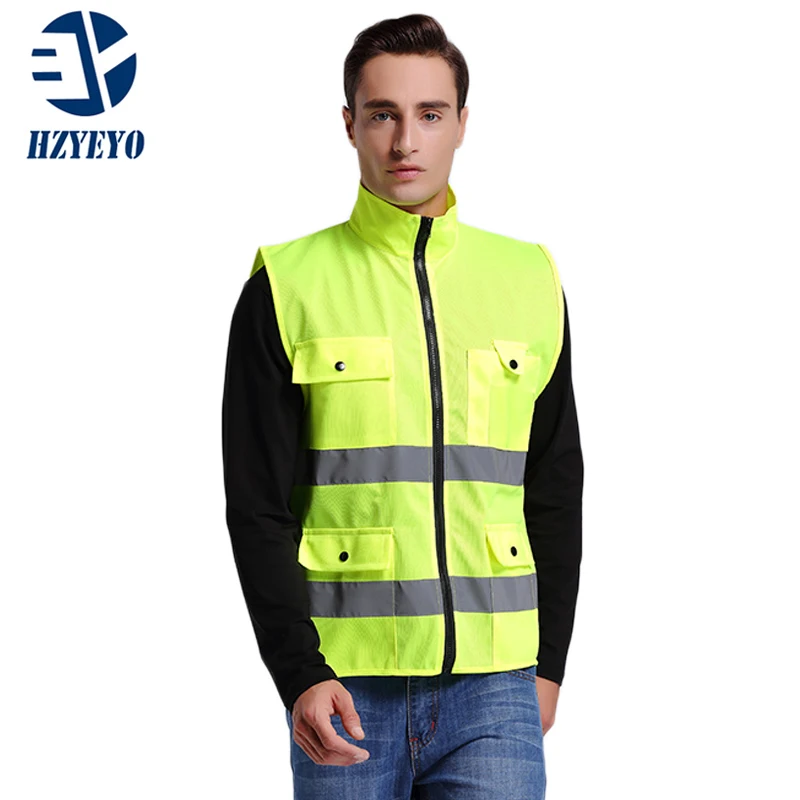 HZYEYO 4-pockets reflective safety vest high visibility motorcycle warning safety vest running cycling waistcoat D9921
HZYEYO 4-pockets reflective safety vest high visibility motorcycle warning safety vest running cycling waistcoat D9921
