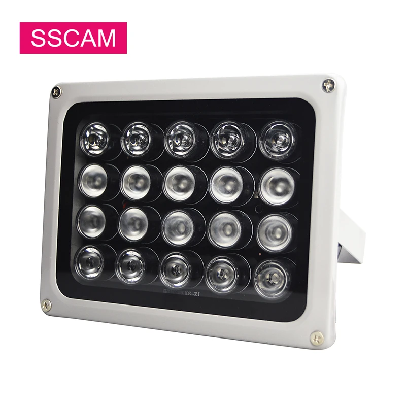 CCTV Camera Infrared Fill Led Light 20Pcs Array 90 Degree Leds DC 12V IR Illuminatoring Lamp for CCTV Camera System at Night
CCTV Camera Infrared Fill Led Light 20Pcs Array 90 Degree Leds DC 12V IR Illuminatoring Lamp for CCTV Camera System at Night
