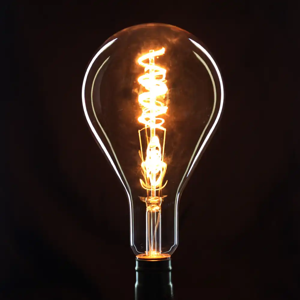 tianfan edison bulbs vintage light bulb a130 spiral filament 4w