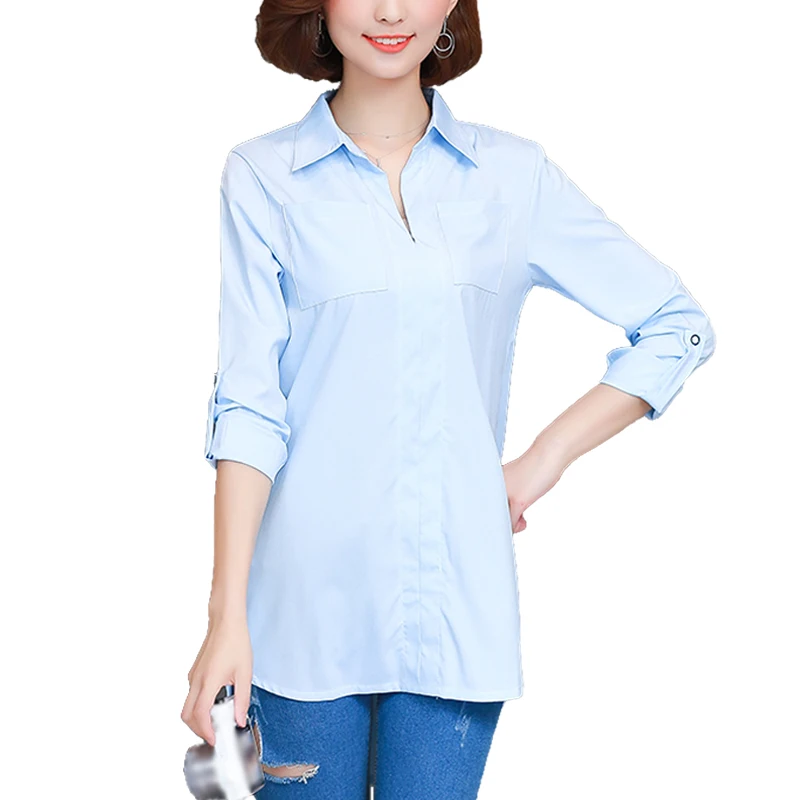 Women Blouse Shirt Spring Summer Womens Blouses Office Lady OL Elegant Loose Tops Large Big Size White Blue Casual Blusas Red
Women Blouse Shirt Spring Summer Womens Blouses Office Lady OL Elegant Loose Tops Large Big Size White Blue Casual Blusas Red