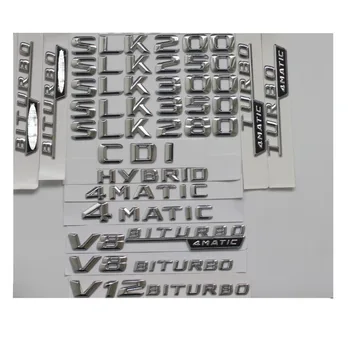 Chrome Trunk Letters Badge Emblem Emblems for Mercedes Benz SLK32 SLK55 AMG SLK200 SLK230 SLK250 SLK300 SLK320 SLK350 4MATIC CDI
Chrome Trunk Letters Badge Emblem Emblems for Mercedes Benz SLK32 SLK55 AMG SLK200 SLK230 SLK250 SLK300 SLK320 SLK350 4MATIC CDI