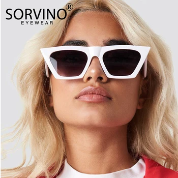 SORVINO Retro Black Frame Cat Eye Sunglasses 2020 Women Brand Designer Unique Polygon Square Sun Glasses Blue Pink Shades SVN44
SORVINO Retro Black Frame Cat Eye Sunglasses 2020 Women Brand Designer Unique Polygon Square Sun Glasses Blue Pink Shades SVN44