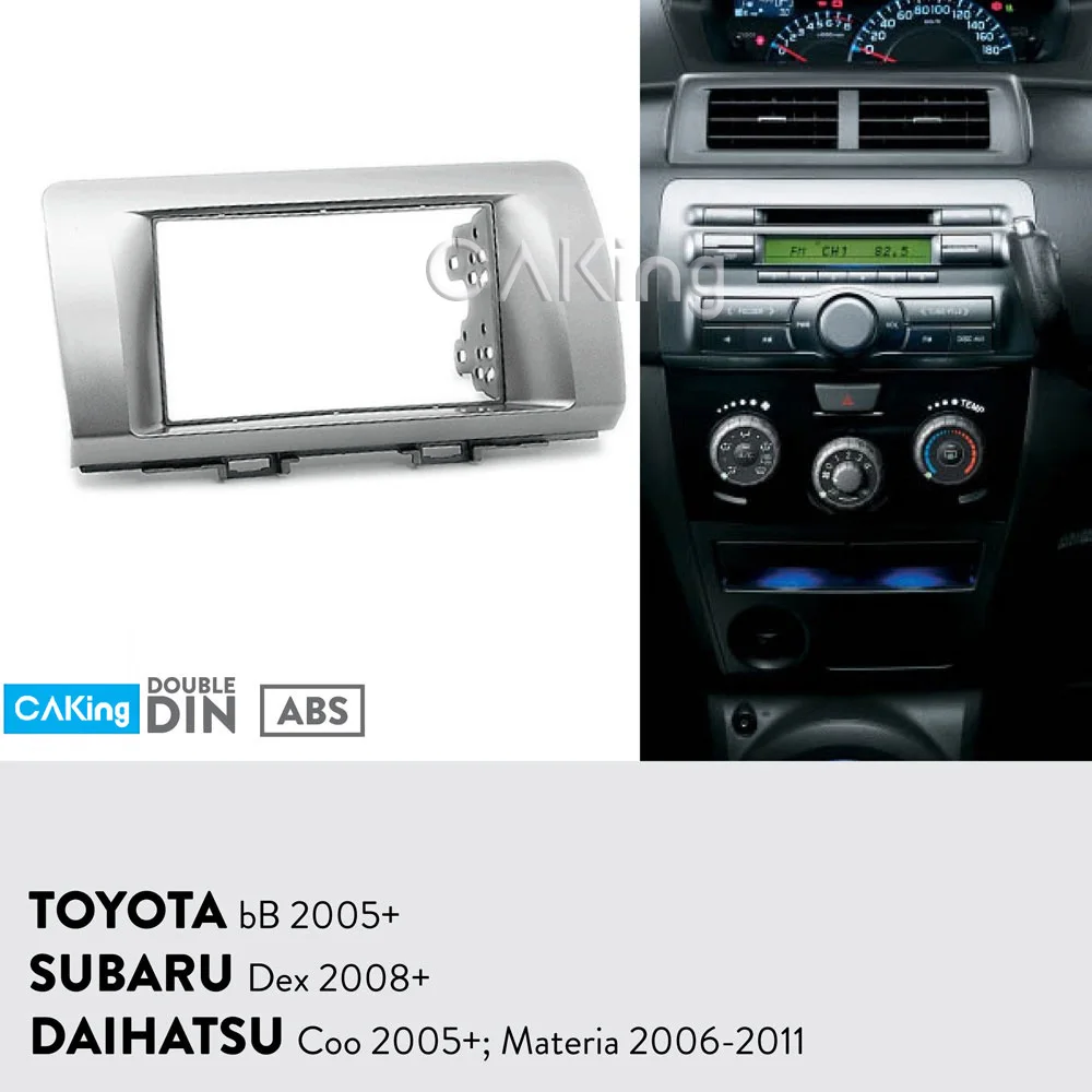 Car Fascia Radio Panel for Toyota bB 2005+;Subaru Dex 2008+;DAIHATSU Coo 2005+;Materia 2006-2011 Dash Kit Facia Adapter Plate
Car Fascia Radio Panel for Toyota bB 2005+;Subaru Dex 2008+;DAIHATSU Coo 2005+;Materia 2006-2011 Dash Kit Facia Adapter Plate
