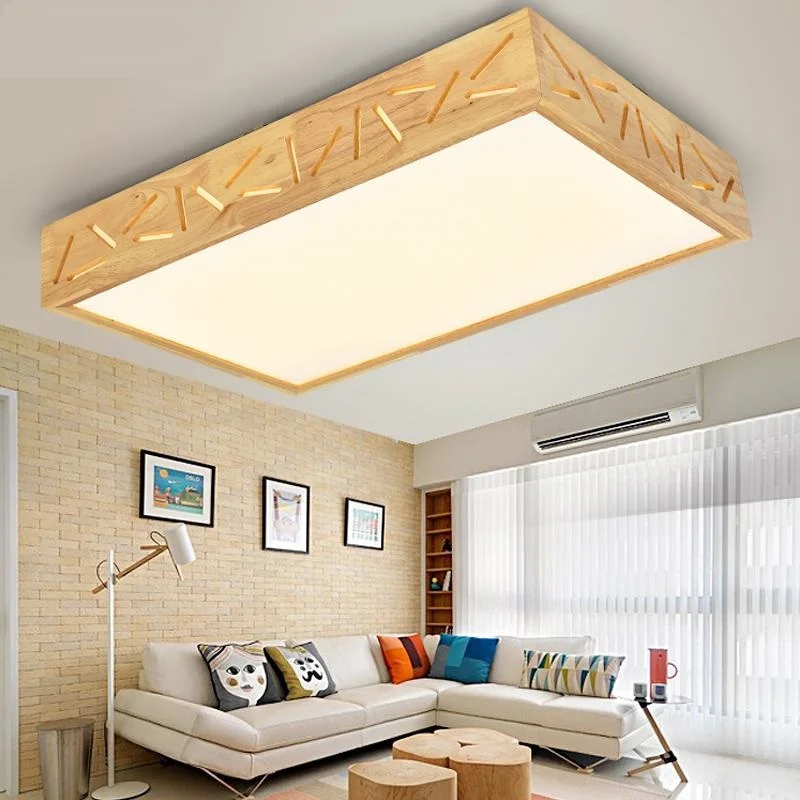 Solid Wooden art living room led ceiling lamp hall simple modern long square Japanese style room lamp bedroom lamp ZH MZ40
Solid Wooden art living room led ceiling lamp hall simple modern long square Japanese style room lamp bedroom lamp ZH MZ40