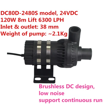NEW HIGH POWERFUL 24V 120W DC Brushless Water Pump DC80D-2480S 8m Lift 6300 LPH Strong Pump
NEW HIGH POWERFUL 24V 120W DC Brushless Water Pump DC80D-2480S 8m Lift 6300 LPH Strong Pump