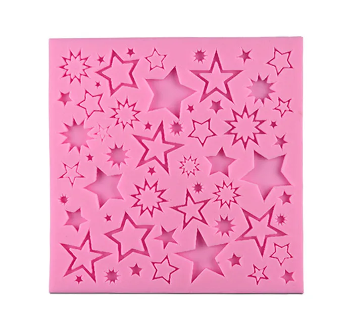 Five-pointed star silicon molds Child birthday cake decoration tool 3D chocolate,soap.candy mold silicone 2514
Five-pointed star silicon molds Child birthday cake decoration tool 3D chocolate,soap.candy mold silicone 2514