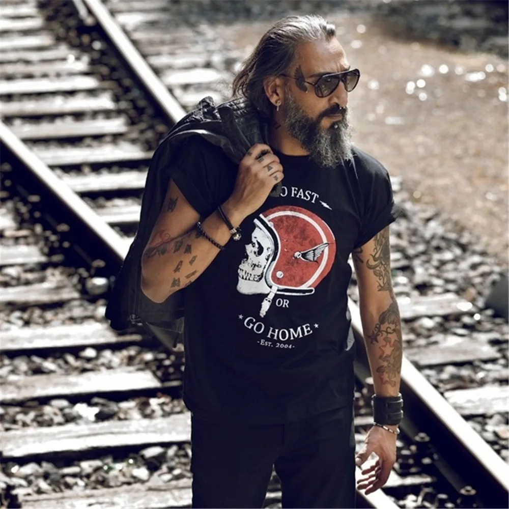 Creative Skull Print T Shirts Men Women Fashion Short Sleeve Motorcycle Helmet Tee Tops Streetwear Cotton O-Neck Funny T-shirts
Creative Skull Print T Shirts Men Women Fashion Short Sleeve Motorcycle Helmet Tee Tops Streetwear Cotton O-Neck Funny T-shirts