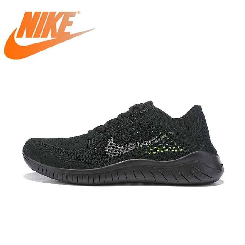 

Original Authentic Nike Free Rn Flyknit 5.0 Men's Running Shoes Breathable Soft Outdoor Sneakers 2019 New Arrival 942838-002