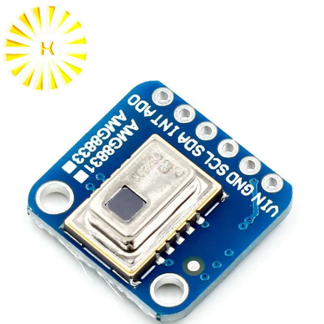 AMG8833 IR 8*8 Thermal Imager Array Temperature Sensor Module 8x8 Infrared Camera Sensor
AMG8833 IR 8*8 Thermal Imager Array Temperature Sensor Module 8x8 Infrared Camera Sensor